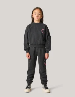 Shoeby Washed Cargo Broek Grijs< Broeken