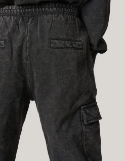Shoeby Washed Cargo Broek Grijs< Broeken