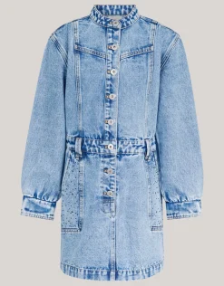 Shoeby Washed Denim Jurk Blauw< Jurken