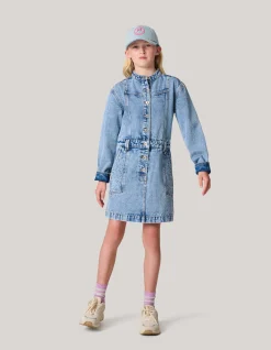 Shoeby Washed Denim Jurk Blauw< Jurken