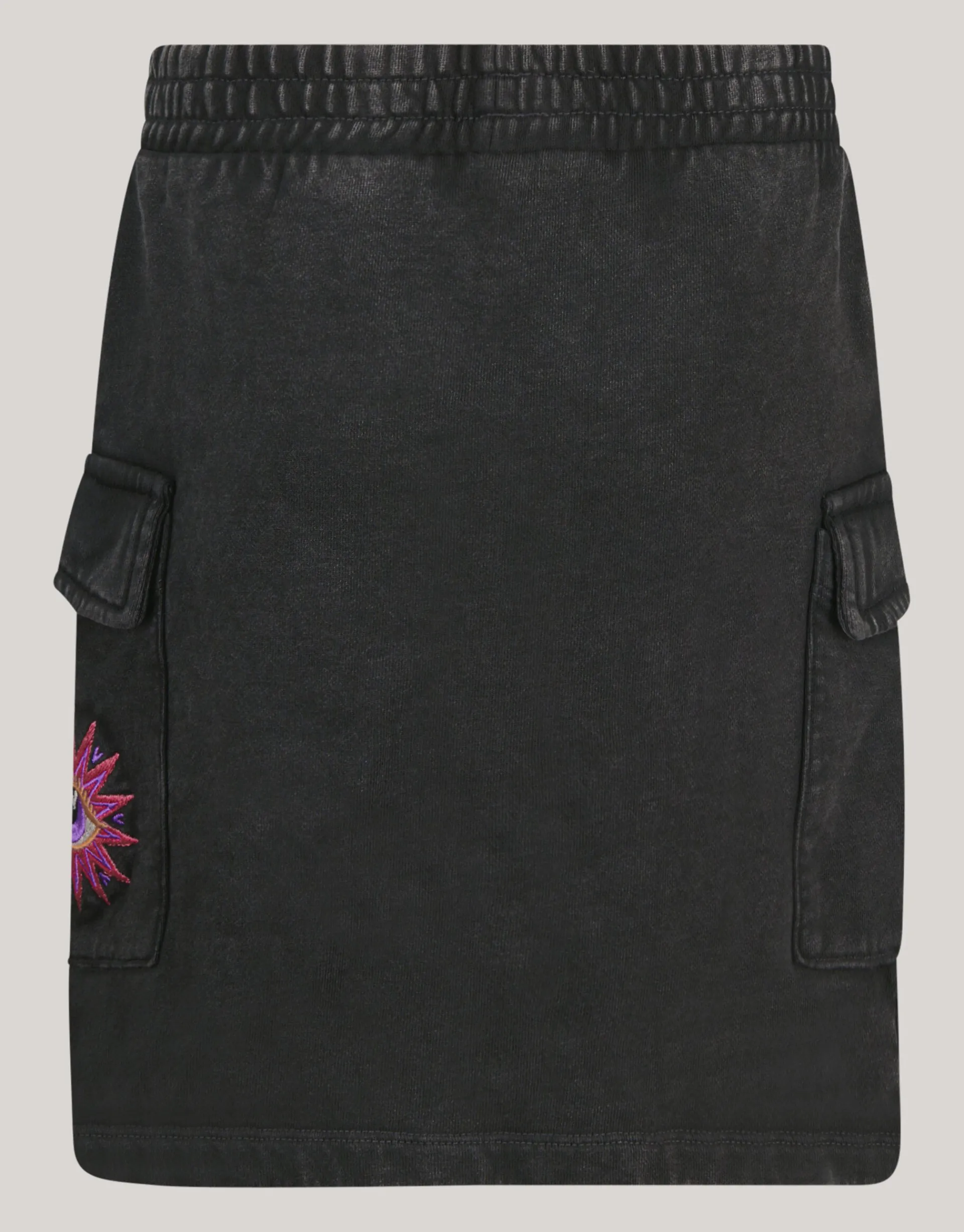 Shoeby Washed Denim Rok Donkergrijs< Rokken