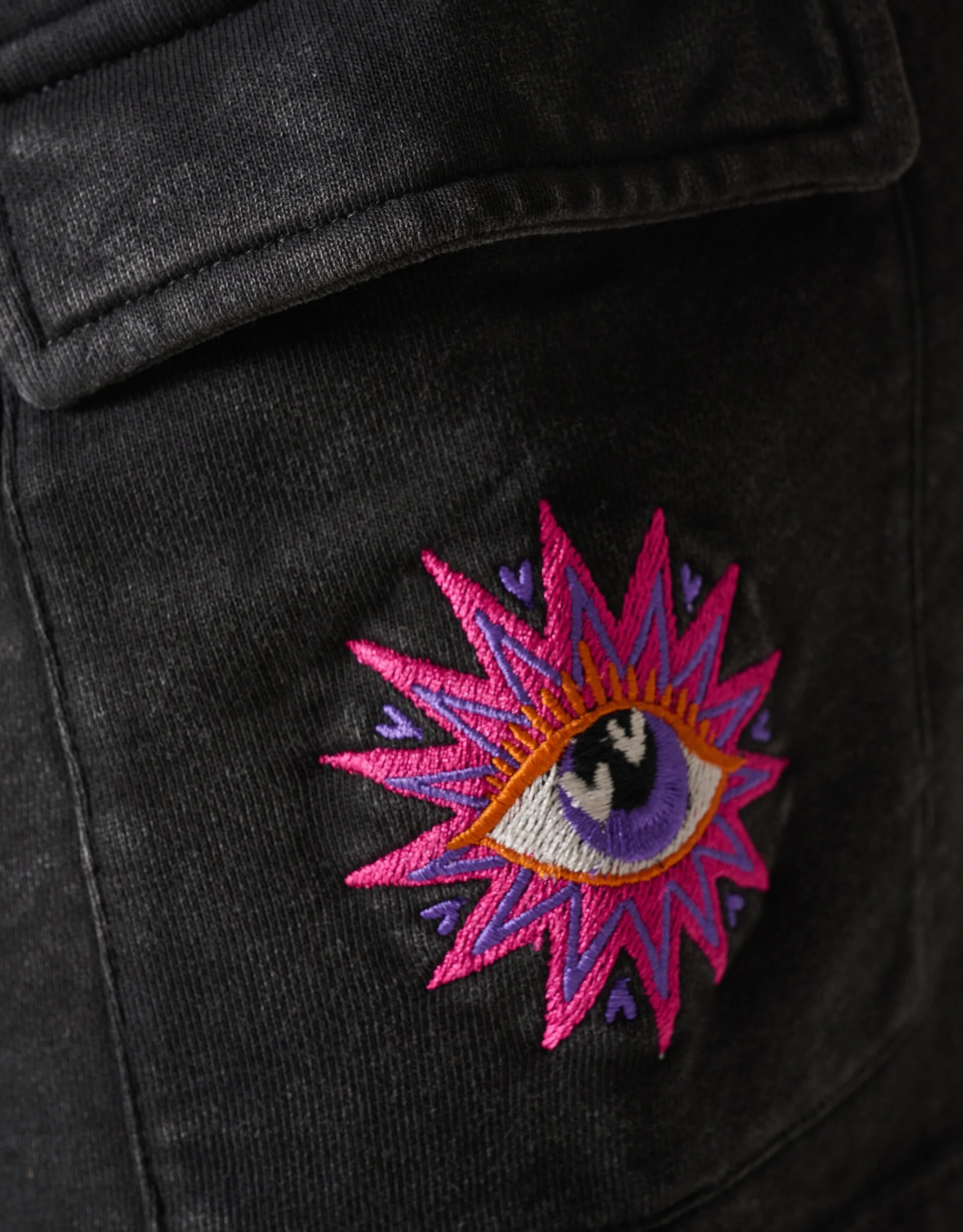 Shoeby Washed Denim Rok Donkergrijs< Rokken