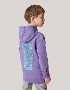 Shoeby Washed Hoodie Paars< Gebreide Truien|Hoodies