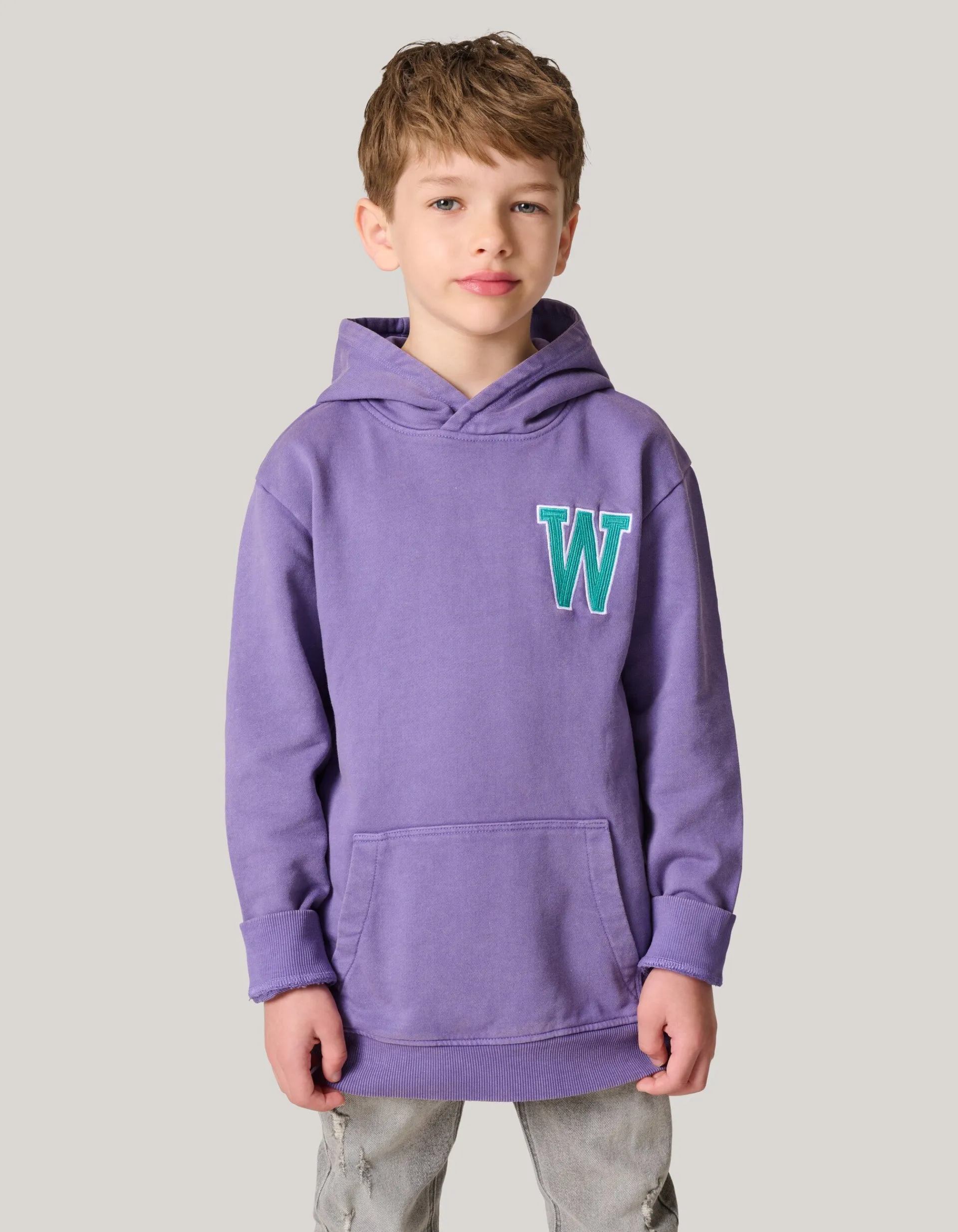 Shoeby Washed Hoodie Paars< Gebreide Truien|Hoodies
