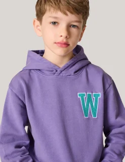 Shoeby Washed Hoodie Paars< Gebreide Truien|Hoodies