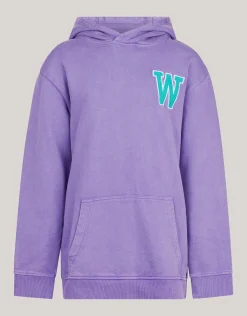 Shoeby Washed Hoodie Paars< Gebreide Truien|Hoodies