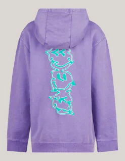 Shoeby Washed Hoodie Paars< Gebreide Truien|Hoodies