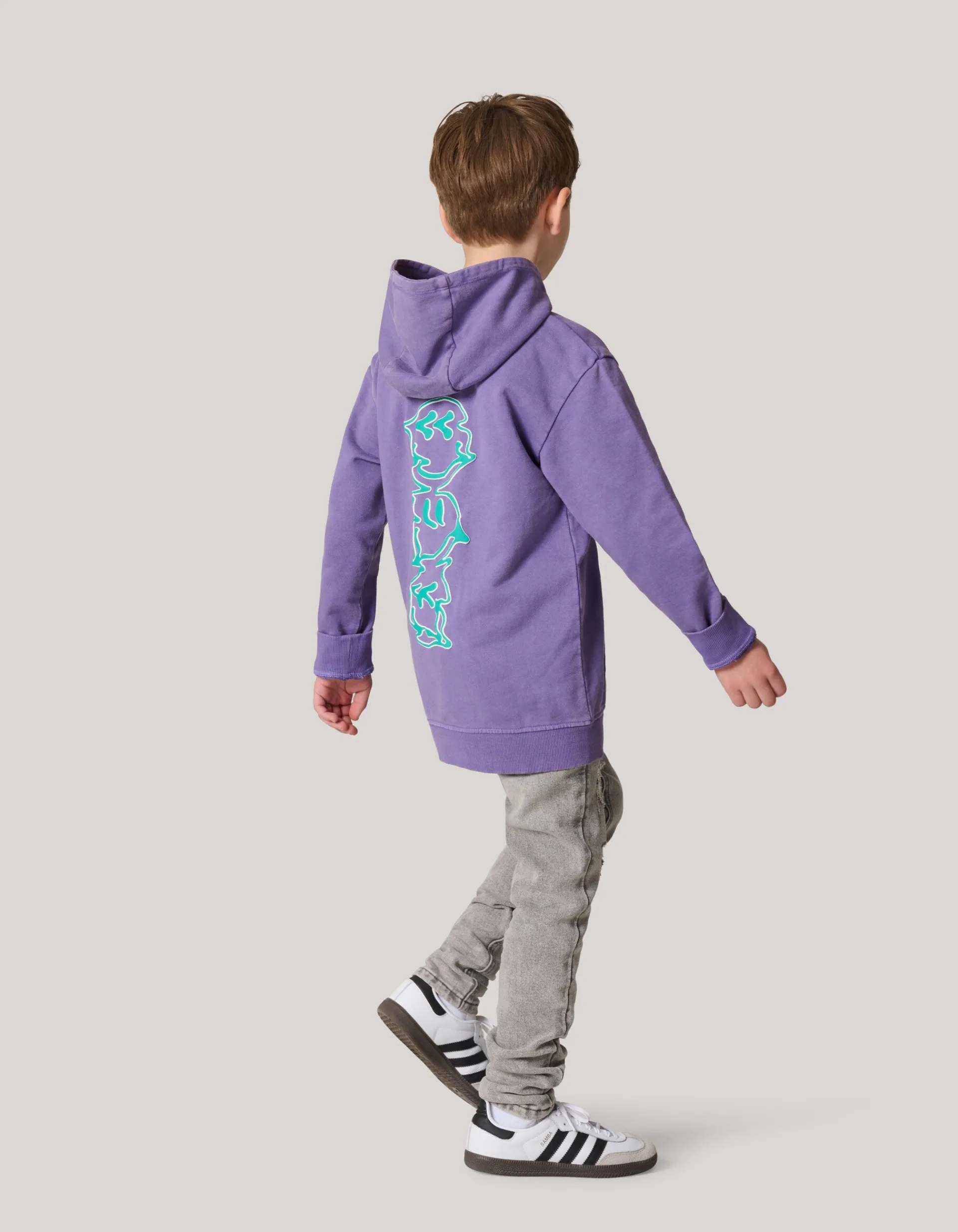 Shoeby Washed Hoodie Paars< Gebreide Truien|Hoodies