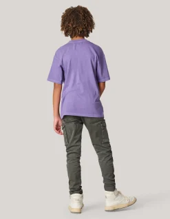 Shoeby Washed Logo T-shirt Paars< T-Shirts
