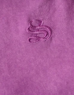 Shoeby Washed Logo T-shirt Roze<DAMES T-Shirts