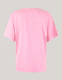 Shoeby Washed Logo T-shirt Roze<DAMES T-Shirts