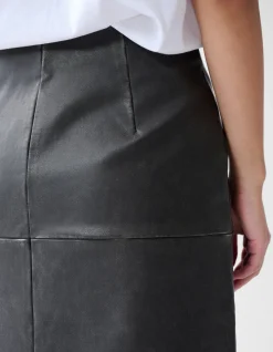 Shoeby Washed Midi Rok Donkergrijs<DAMES Rokken