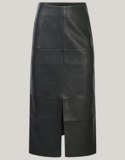 Shoeby Washed Midi Rok Donkergrijs<DAMES Rokken