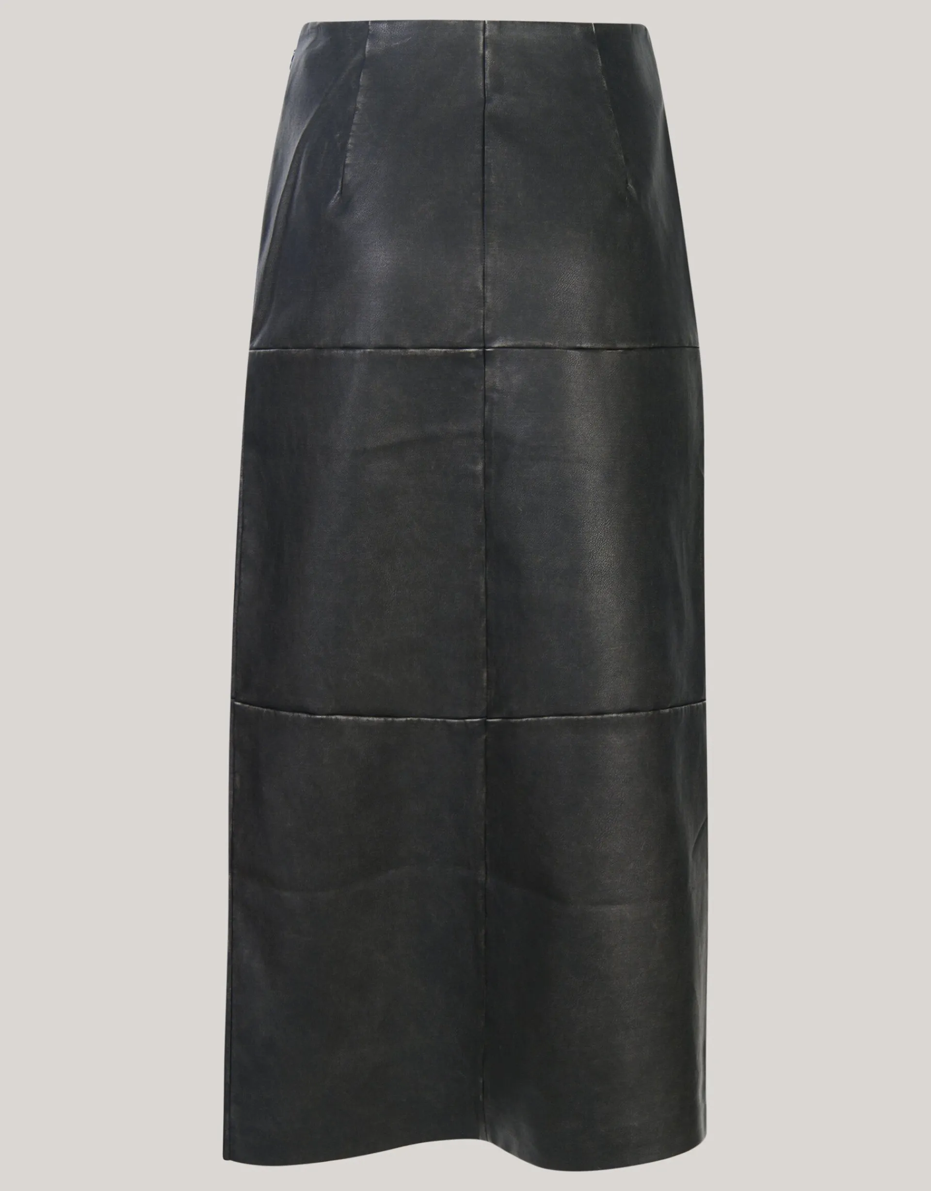 Shoeby Washed Midi Rok Donkergrijs<DAMES Rokken