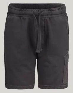 Shoeby Washed Short Donkergrijs< Shorts