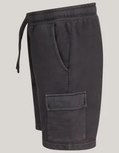 Shoeby Washed Short Donkergrijs< Shorts