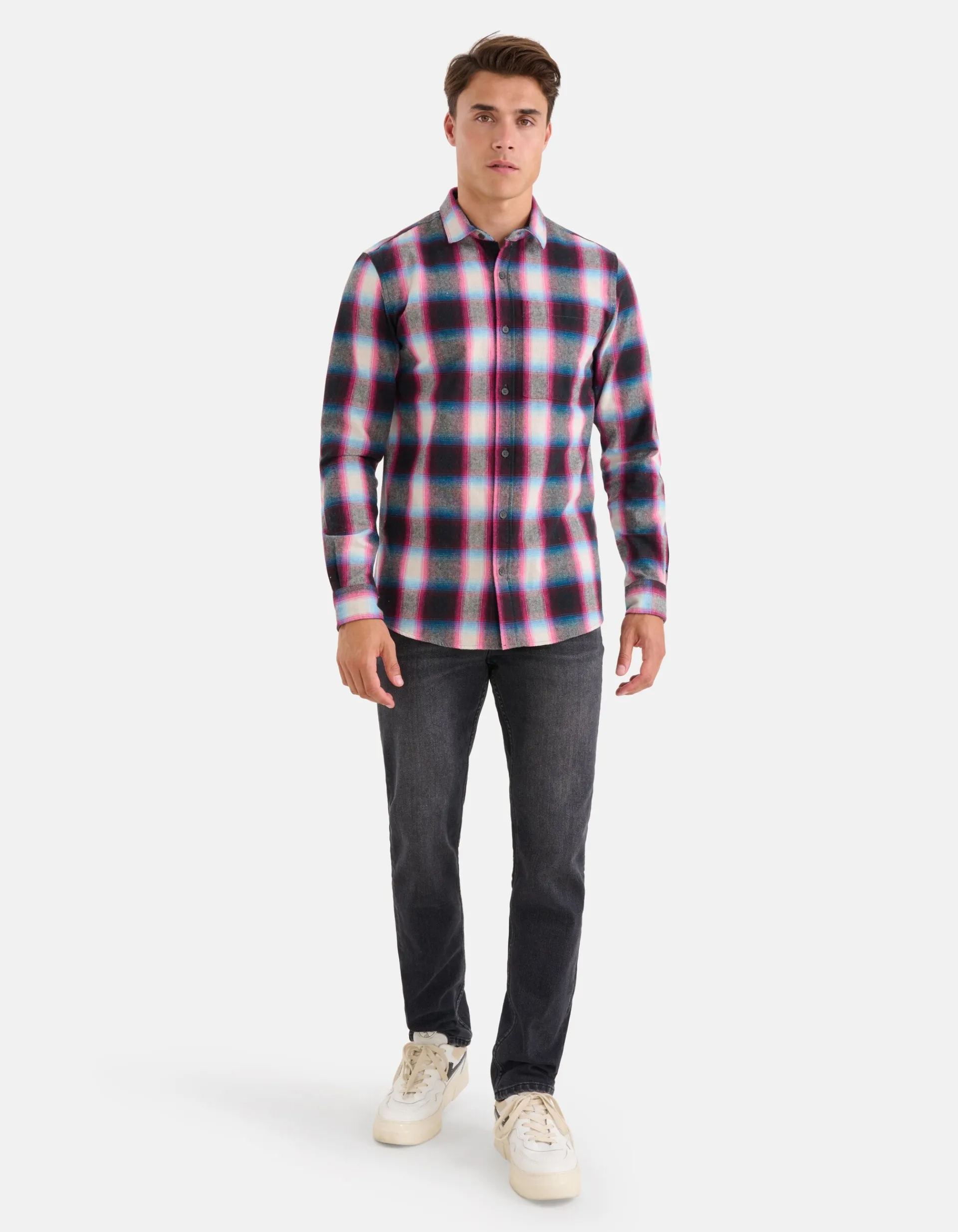 Shoeby Washed Straight Fit Jeans Zwart L32<Heren Jeans