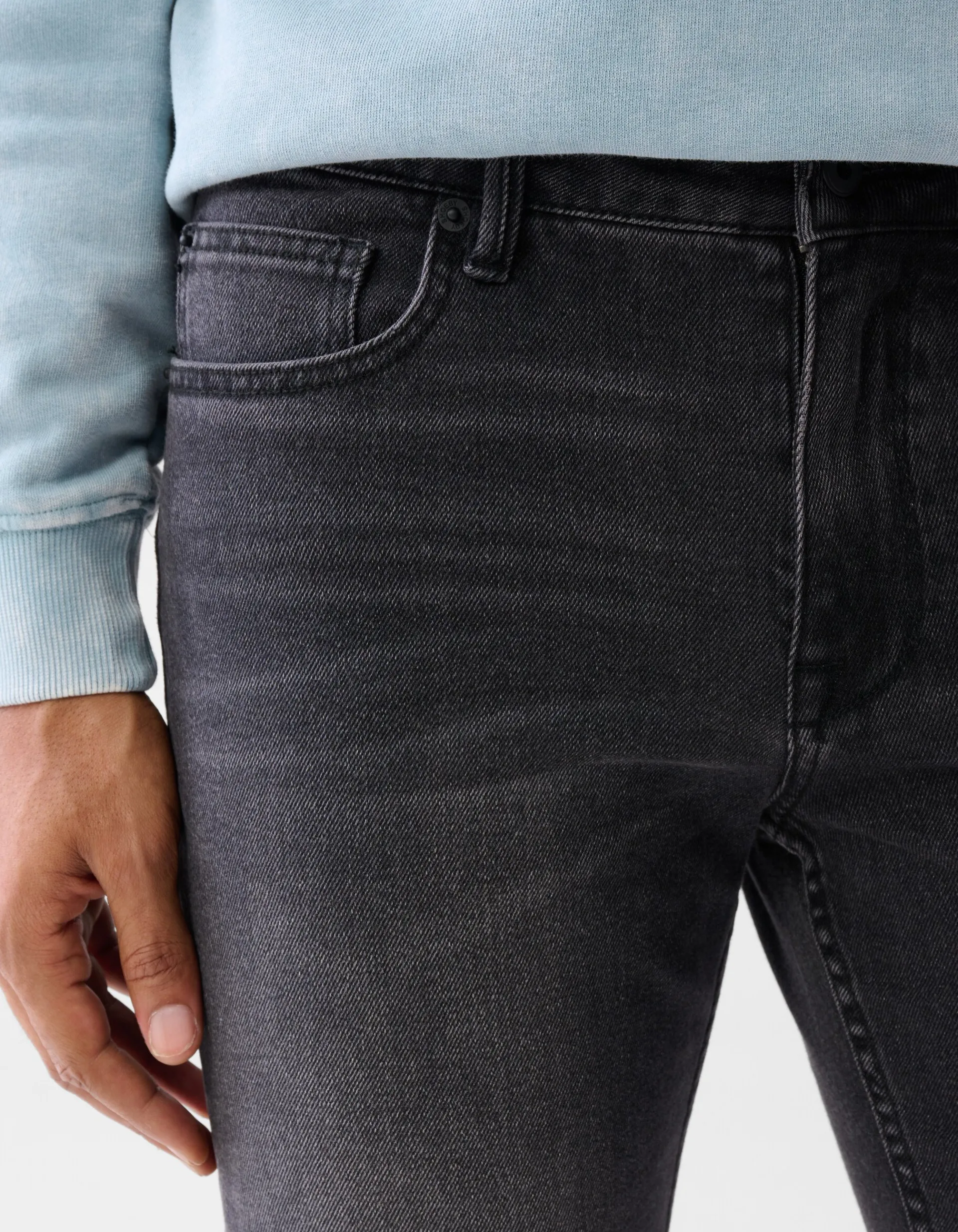 Shoeby Washed Straight Fit Jeans Zwart L32<Heren Jeans