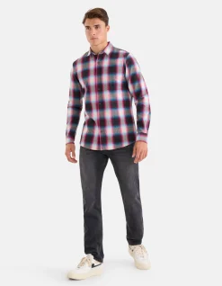 Shoeby Washed Straight Fit Jeans Zwart L34<Heren Jeans