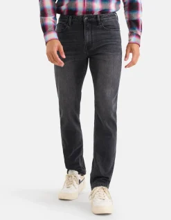 Shoeby Washed Straight Fit Jeans Zwart L34<Heren Jeans
