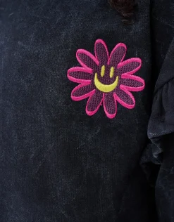 Shoeby Washed Sweater Jurk Donkergrijs< Jurken