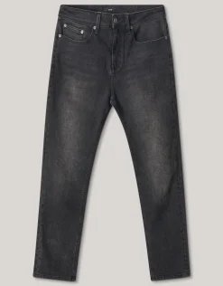 Shoeby Washed Tapered Fit Jeans Zwart L32<Heren Jeans