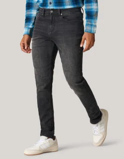 Shoeby Washed Tapered Fit Jeans Zwart L32<Heren Jeans