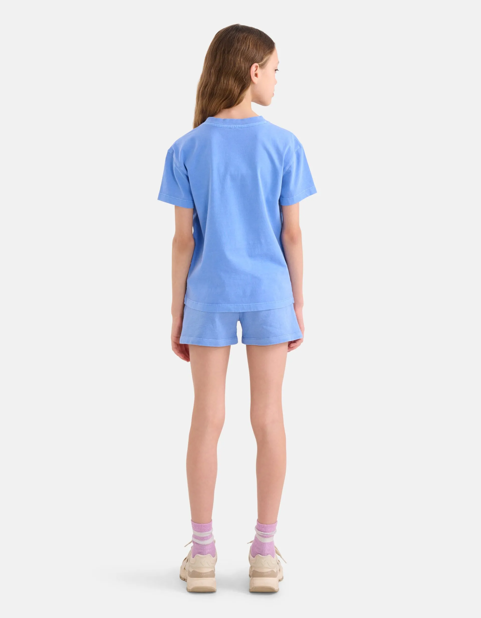 Shoeby Washed T-shirt Blauw< T-Shirts