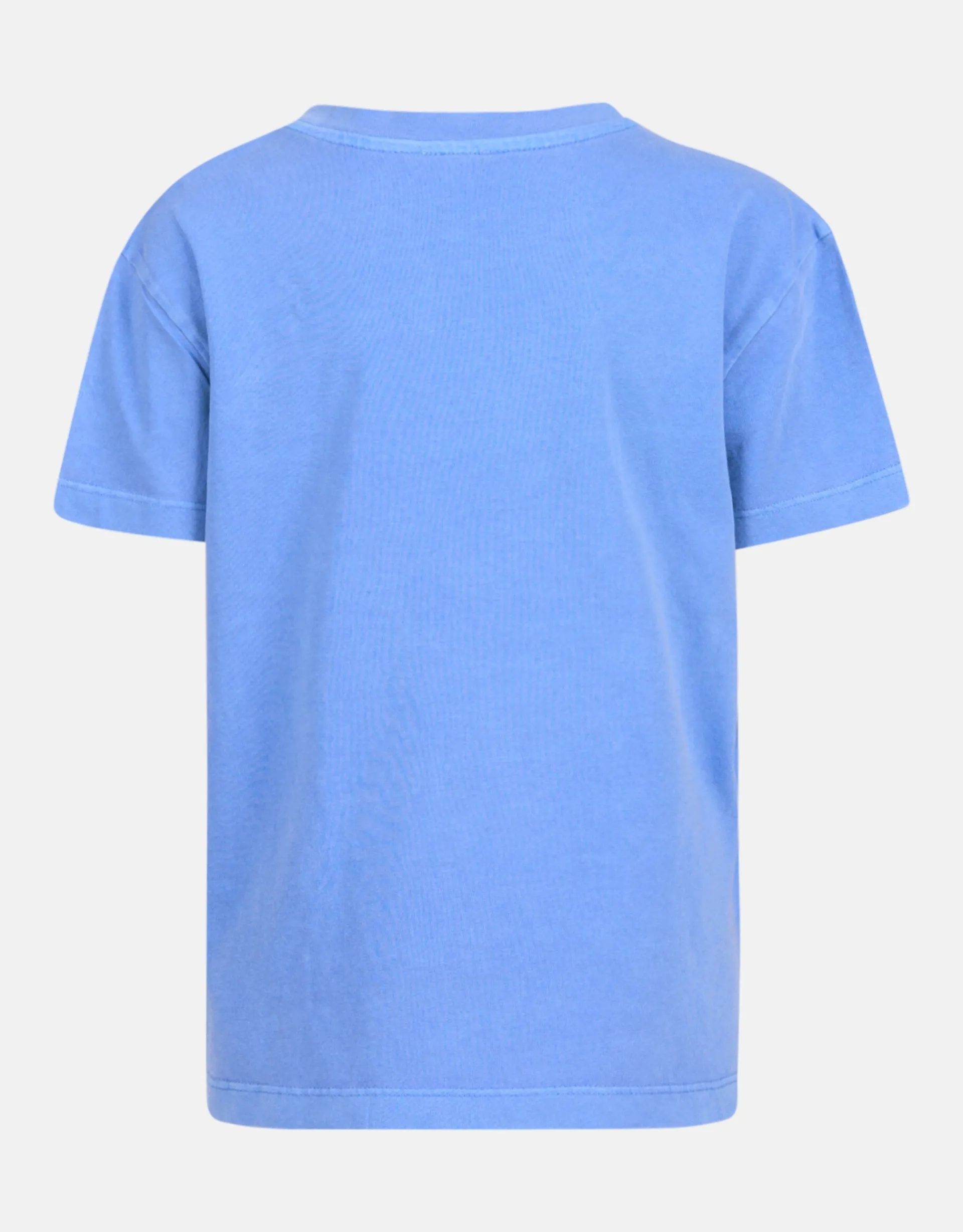 Shoeby Washed T-shirt Blauw< T-Shirts