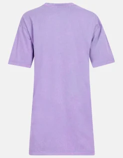 Shoeby Washed T-shirt Jurk Lichtpaars<DAMES Jurken