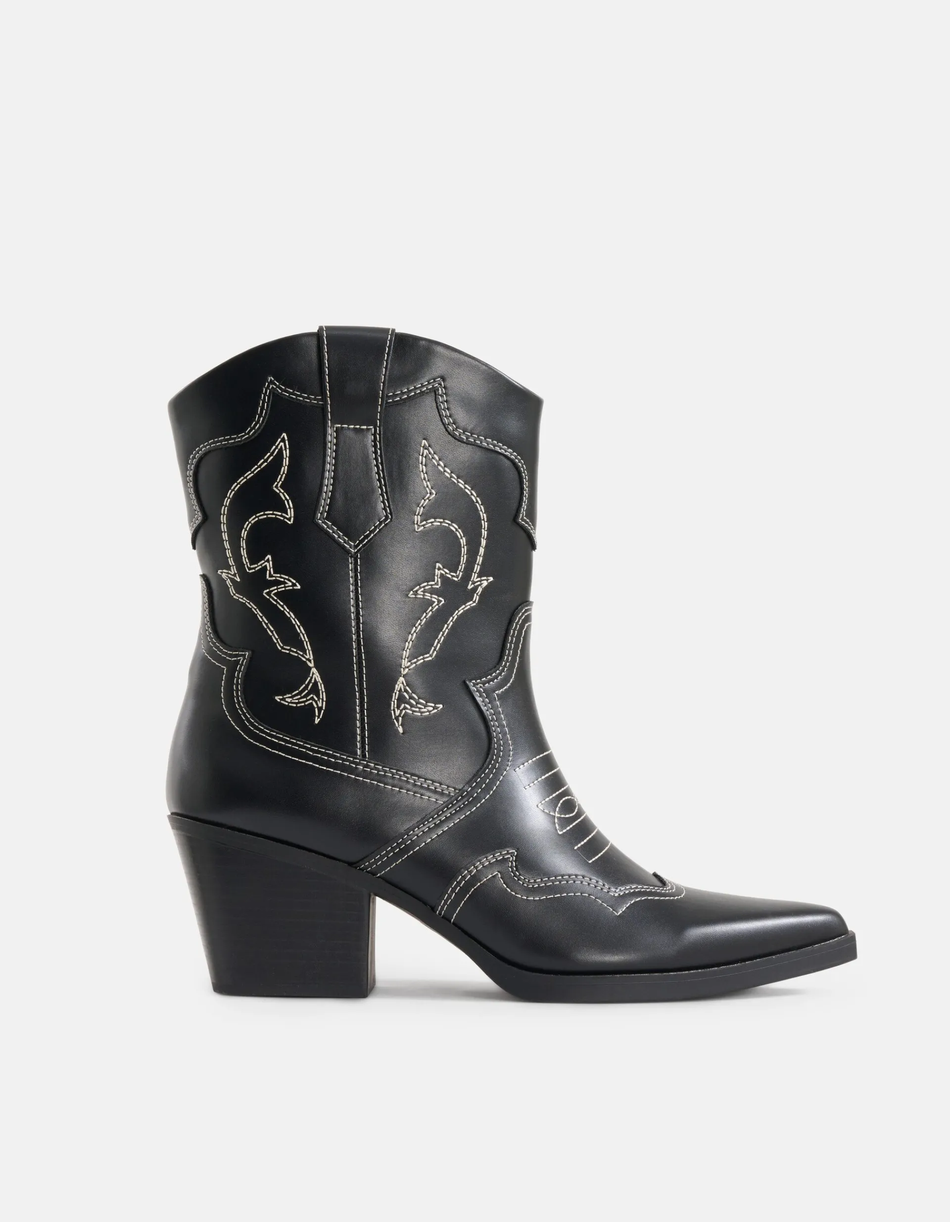 Shoeby Western Laars Zwart<DAMES Laarzen