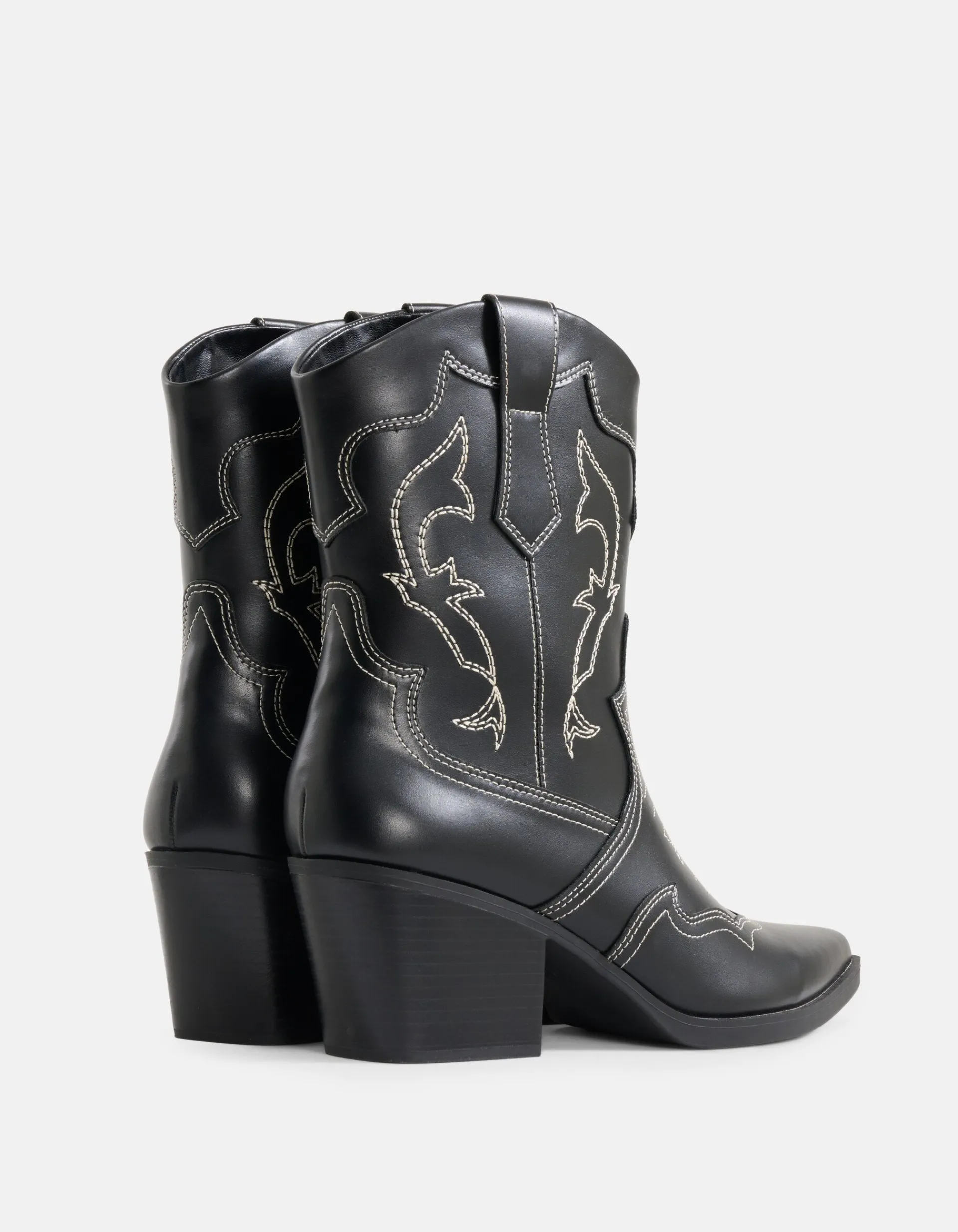 Shoeby Western Laars Zwart<DAMES Laarzen