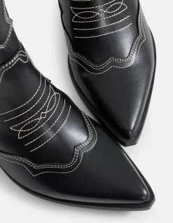 Shoeby Western Laars Zwart<DAMES Laarzen