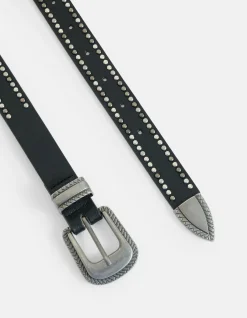 Shoeby Western Riem Zwart<DAMES Riemen