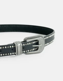Shoeby Western Riem Zwart<DAMES Riemen