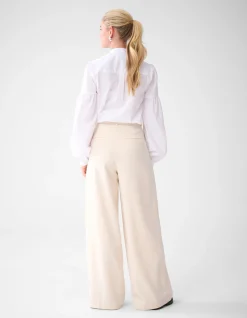 Shoeby Wide Leg Broek Gebroken Wit By Lonneke<DAMES Broeken