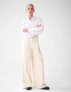 Shoeby Wide Leg Broek Gebroken Wit By Lonneke<DAMES Broeken