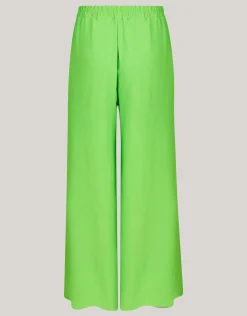 Shoeby Wide Leg Broek Groen<DAMES Broeken