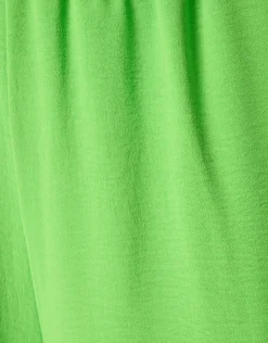 Shoeby Wide Leg Broek Groen<DAMES Broeken