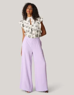 Shoeby Wide Leg Broek Lichtpaars<DAMES Broeken