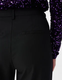 Shoeby Wide Leg Broek Zwart<DAMES Broeken