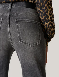 Shoeby Wide Leg Fit Jeans Donkergrijs<DAMES Jeans