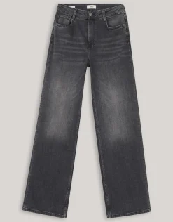 Shoeby Wide Leg Fit Jeans Donkergrijs<DAMES Jeans
