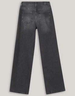 Shoeby Wide Leg Fit Jeans Donkergrijs<DAMES Jeans