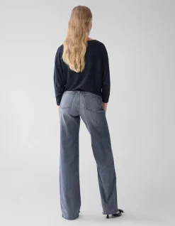Shoeby Wide Leg Fit Jeans Extra Long Donkergrijs<DAMES Jeans
