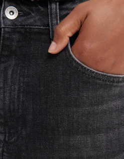 Shoeby Wide Leg Jeans Donkergrijs By Fred<DAMES Jeans
