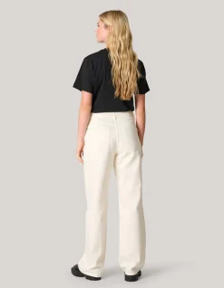 Shoeby Wide Leg Jeans Gebroken Wit<DAMES Jeans