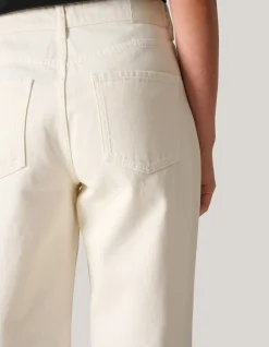 Shoeby Wide Leg Jeans Gebroken Wit<DAMES Jeans