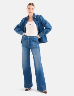 Shoeby Wide Leg Jeans Mediumstone By Mieke<DAMES Jeans