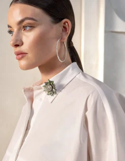 Shoeby Wijde Blouse Wit By Mieke<DAMES Blouses